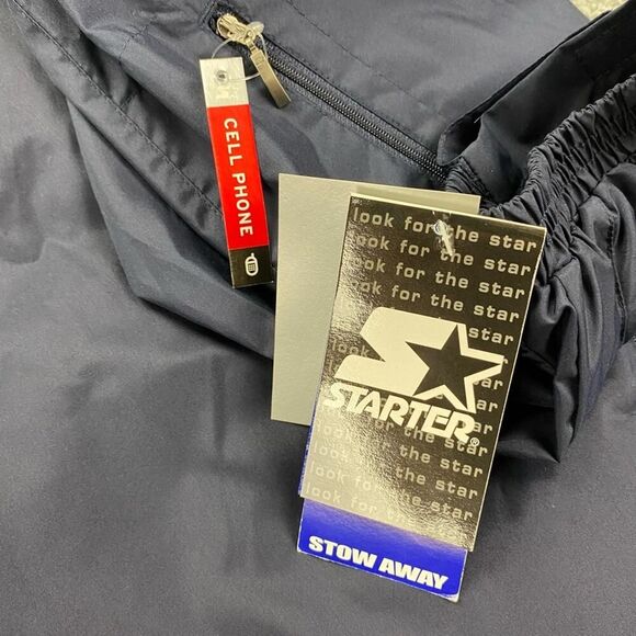 Starter Windbreaker 3M Reflective Stow Away Men's Full Zip Jacket   -  Size: XL - Picture 12 of 15